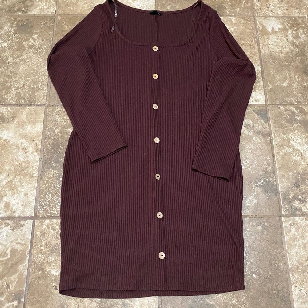 Plus Size Brown dress 3xl